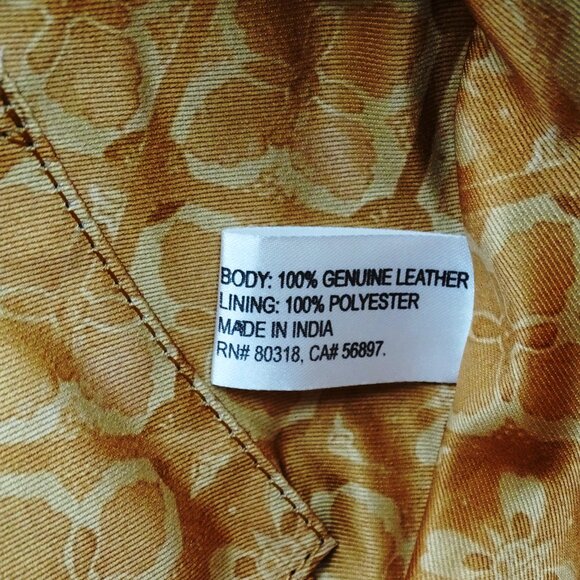 LUCKY BRAND Genuine Honey Tan Color Leather Shouler Bag - Picture 11 of 11